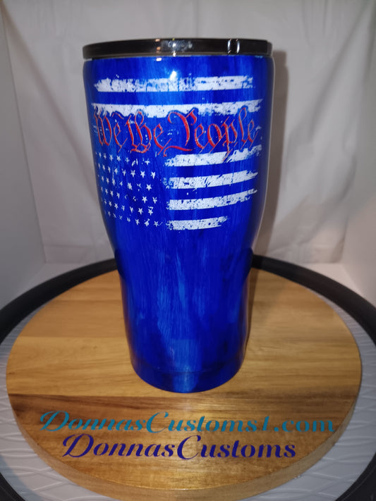 20 oz. Modern Curve with Flag